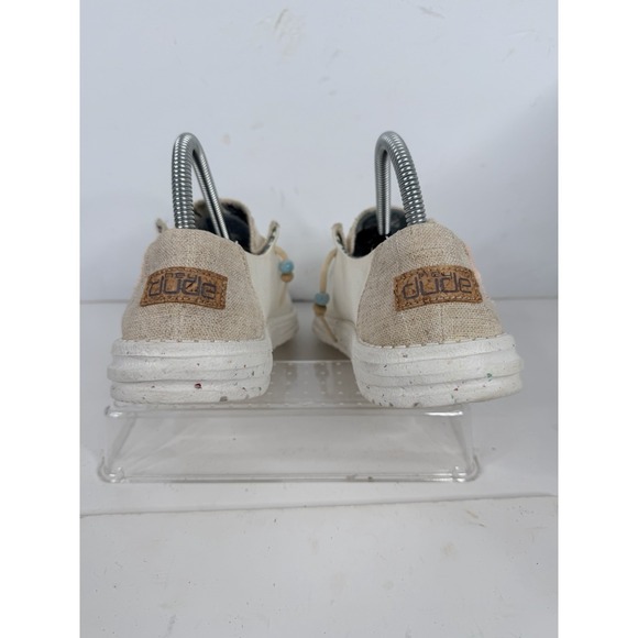 Hey Dude Wendy Natural Salt Canvas Shoes Women's Size 8 Lightweight Comfort - Picture 4 of 11
